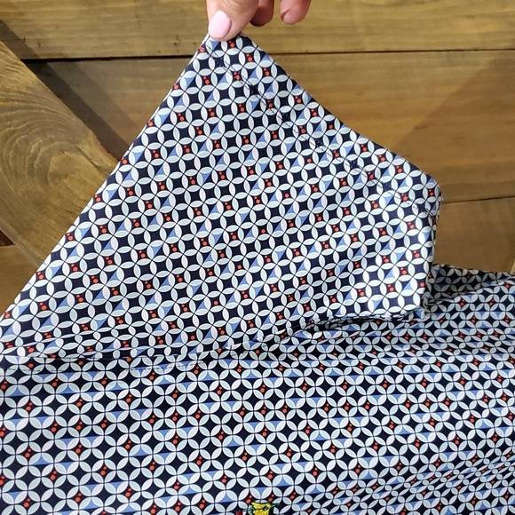 MASTERS PETER MILLAR POLO SIZE LARGE GOLF SHIRT BIRDIE BOGEY GREEN SIZE LARGE - Picture 4 of 8